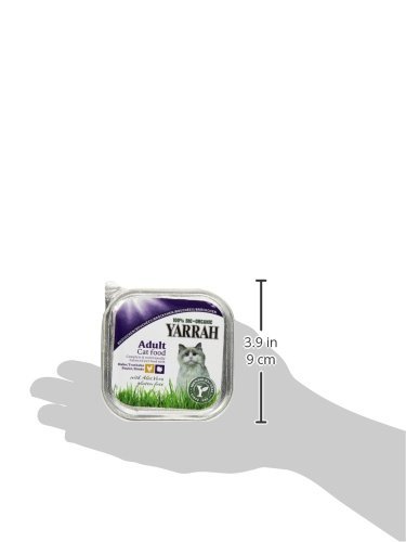 Yarrah Bröckchen Huhn Truthahn 100g Bio Katzenfutter, 16er Pack (16 x 0.1 kg)