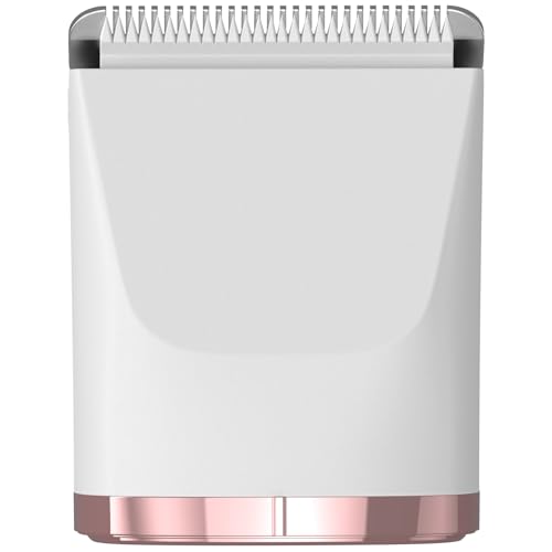 Risina Bikini Trimmer Replacement Body Shaving Head - Ceramic Blade Head with Hypoallergenic Blades, 38% Sharper & Easy-Snap Design (White)