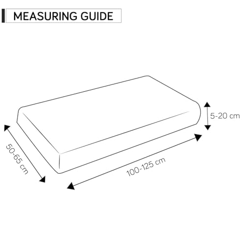Image of HOKIPO 100% Waterproof 140GSM Stretchable Sofa Seat Cushion Cover 2 Seater, Camel (NEW-AR-5353-CML)