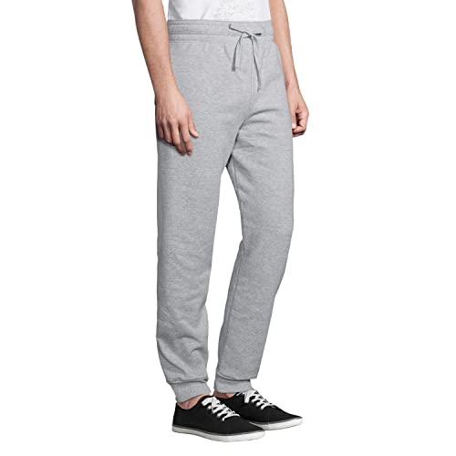 Image of Hanes Men's Joggers, EcoSmart Fleece Sweatpants for Men, Men's Lounge Pants, 30.5 inch