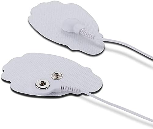 Miniatura 4 de Tens Unit - Almohadillas de repuesto a presión, almohadillas de electrodos autoadhesivas reutilizables para 30-50 veces por electrodos (con soporte