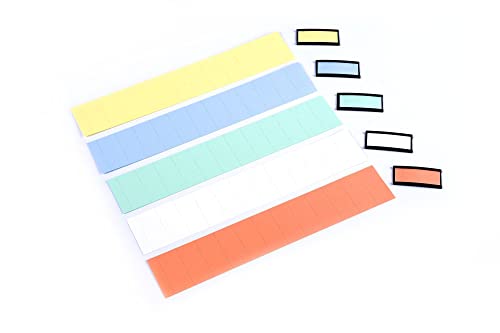 Mastervision Fm1312 Data Card Replacements, 1 X 2 Inches, Assorted Colors, 1000 Count #TOP6