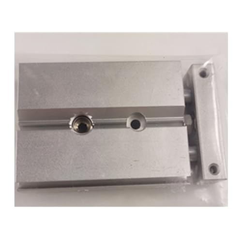 Vérin double tige compact CXSJM6 guidé pour automatisme de précision