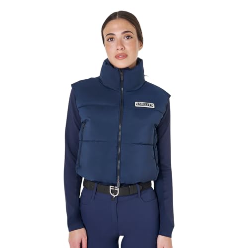 Equestro Cropped Nylon Rip Stop Woman Vest XS
