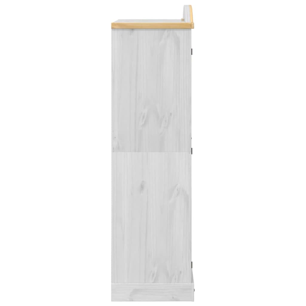 Genérico Armario Corona Madera Maciza de Pino 102x52x186 cm,Mobiliario,Armarios y Almacenamiento,Armarios roperos,4012155