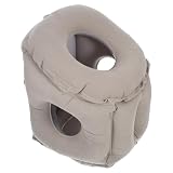 SEWOART Cuscino da Viaggio Gonfiabile Ergonomico per Riposo Ufficio e Casa | Rivestimento ...