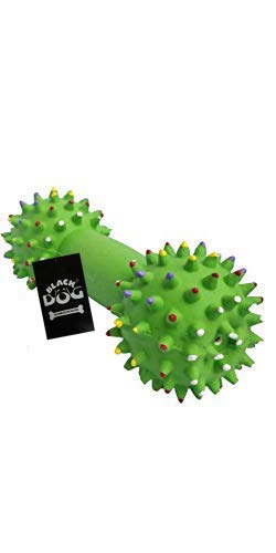 BLACKDOG Latex Toy Squeaky Spiked Dumbbell Toys for Puppies and Dogs (Medium) Colour May Vary (BDC Dumbbell03) (B08N6BT918) Amazon Price History, Amazon Price Tracker