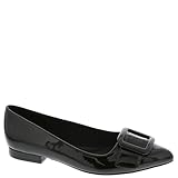 Anne Klein Women's Ballet Flat Kalea, Black Patent, 9
