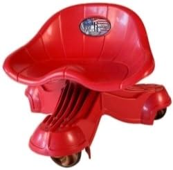 The Bone BH5131 The Tail Bone Rough Rider Mechanic Seat (Bonecreeper - Blackhawk, 350 Lbs. Capacity (Red))