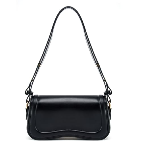 Image of Small Shoulder Bag for women,Crossbody Purses,Leather Tote Handbag Clutch Hobo Purse,with Zipper Closure for Women