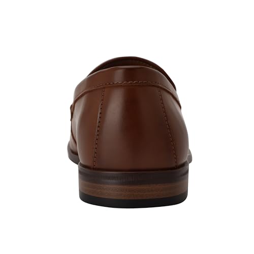 Guess Men's HACON Loafer, Medium Brown 210, 8.53