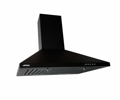 Image of Mini 60 SL | MS Steel Kitchen Chimney | Push Button Control | Black Powder Coated | 1000 CMH