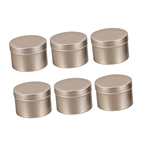 Angoily 6pcs DIY Candle Making Jars Aluminum Can Essential Oil Incense Cans Aromatherapy Containers
