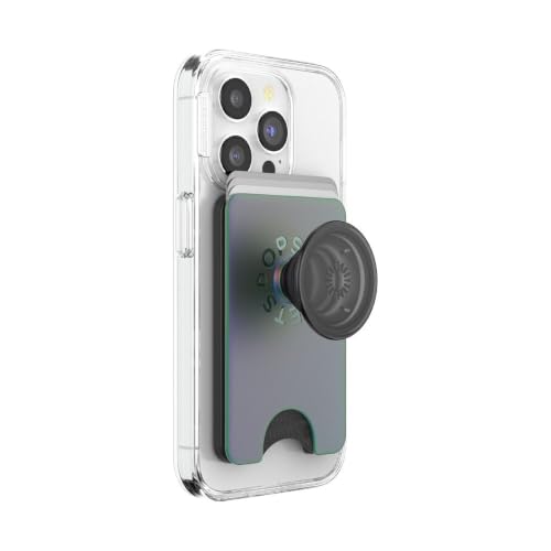 Image of PopSockets Phone Wallet for MagSafe with Grip- Nightshade