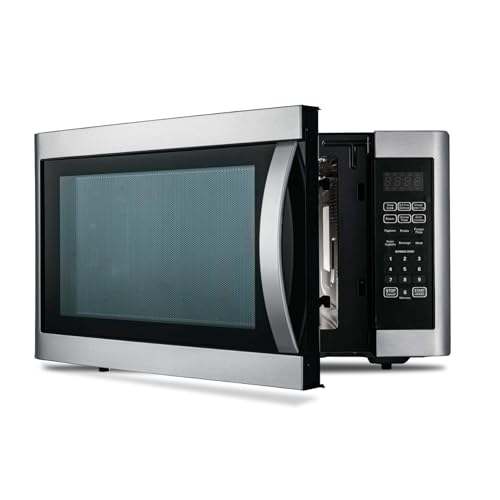 Mikrowelle mit Grill,Techomey 2-in-1 Mikrowelle,1100W microwellengerät,42L, bis 1400W Grill, Kombi-Funktion, 11 Leistungsstufen, 6 Automatikprogramme, Auftaufunktion, Drehteller, Schwarz