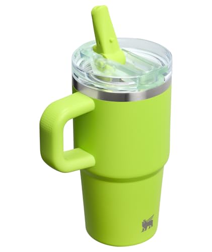 Image of STANLEY Quencher ProTour Flip Straw Tumbler with Leakproof Lid 20 oz | Built-In Straw & Handle | Cupholder Compatible for Travel | Insulated Stainless Steel Cup | BPA-Free | Chartreuse