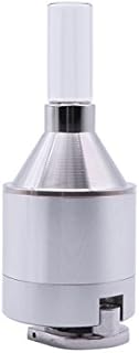 BESTOMZ Powder Grinder Metal Hand Spice Grinder with Glass Bottle