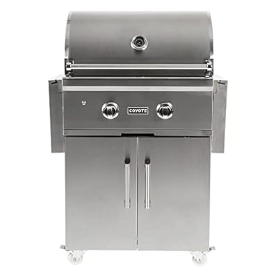 Coyote C-Series 28-in. Propane Gas Grill, 2-Burner Freestanding Grill, 40,000 BTUs - C1C28LP-FS
