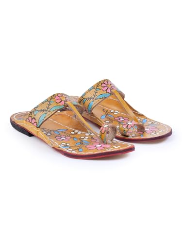 Image of Kolhapuri kolapuri chappal chapal slippers for women ladies original leather-24