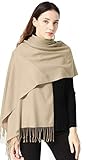 👉🏻 Für alle Anlässe: Klassischer Stil, dieser Schal kann auf jede erdenkliche Weise getragen werden; und es gibt viele Farben, die zu Ihrem Alltagslook passen. Geeignet für Herbst- und Wintersaison, auch für kühle Abende im Frühjahr und Sommer, geeignet für klimatisierte Räume, Büros, kalte Außenbereiche; oder als Poncho für Ihr Abendkleid bei Hochzeiten, Partys, formalen Anlässen.