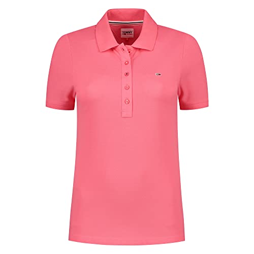 Tommy Hilfiger Slim Flag Button Poloshirt Damen