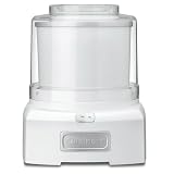 Cuisinart Cool Scoops Hausgemachtes Gelato & Eismaschine in 25 Min. | Sorbet Frozen Yogurt Maker | Familiengröße | 1.4L Rührschüssel | ICE21, Kunststoff, Weiß