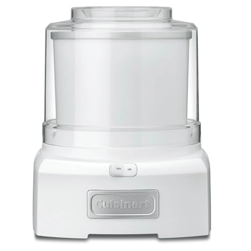 Cuisinart Cool Scoops maszyna do sorbetów do domowych lodów, sorbetu i mrożonego jogurtu; gotowe w 25 minut; rozmiar rodzinny; misa 1,4 L