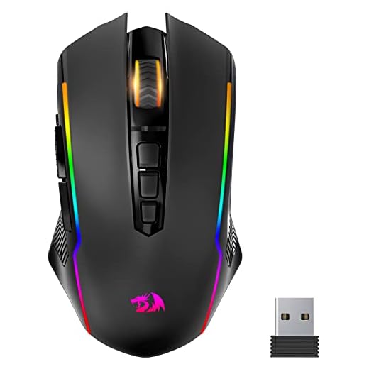Redragon Programmable RGB Wireless Gaming Mouse