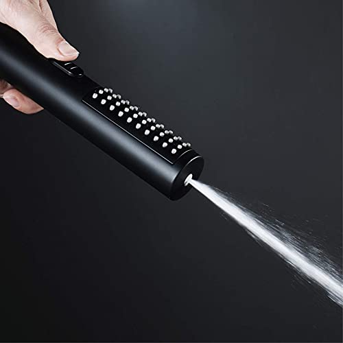 Regadera de Mano LaseVe ABS Negro 2 Modos de Rociado miniatura 6