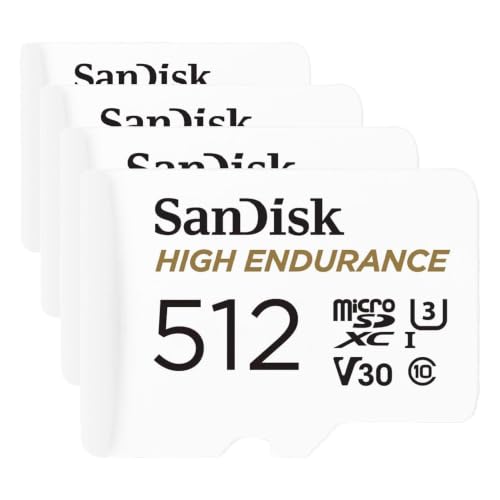 �y �T���f�B�X�N ���K�i �z SanDisk ���[�J�[2�N�ۏ� �h���C�u���R�[�_�[�Ή� microSD�J�[�h 512GB UHS-I Class10 U3 V30�Ή� SDSQQNR-512G-GH3IA �V�p�b�P�[�W (× 4)