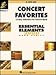 Produktbild CONCERT FAVORITES 1 - arrangiert für Altsaxophon [Noten / Sheetmusic] aus der Reihe: ESSENTIAL ELEMENTS 2000