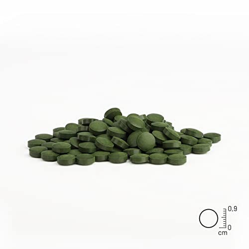 ReaVET Chlorella Tabletten für Hunde 500 Stück – Hochdosiert in Lebensmittelqualität, Mikroalge unterstützt Haut & Fell, Chlorella Algen Tabletten viel Protein