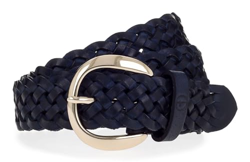 Tamaris Leather Belt W110 Marine : la quintessence du cuir noble pour sublimer votre taille