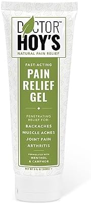 DOCTOR HOY'S Natural Pain Relief Gel, Topical Arnica Anti-Inflammatory Gel for Arthritis, Joint Pain, and Muscle Strains - Clean, Safe and Effective Pain Relief
