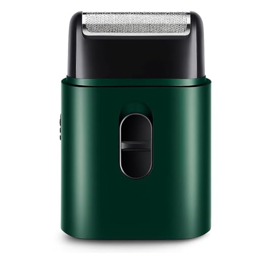 Image of Ultra-Thin Electric Shaver for Men - Rechargeable Beard Trimmer & Foil Face Razor with Reciprocating Blade, USB Charging Portable Grooming Device for Home, Office & Travel