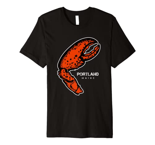 31PB7huDF1L._SL500_ Portland Maine Arthropod Pincer Claw Premium T-Shirt