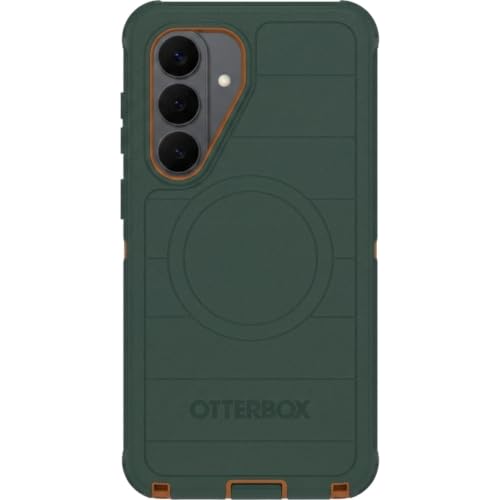Image of OtterBox Samsung Galaxy S26+ (Only) - Defender Series Case - Green Intrigue - Tough - Rugged & Durable - Samsung Galaxy Phone Case with Magnets
