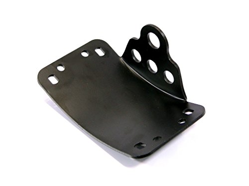 Motorcycle License Plate Holder Side Mount Curved Metal Custom Chopper Cruiser #TOP3