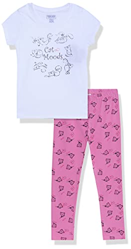 Image of Girl's Cotton Pajama Set