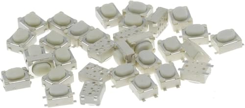 Interrupteur bouton tactile 3X4X2.5MM pour réparer une télécommande de garage ou clé de voiture
