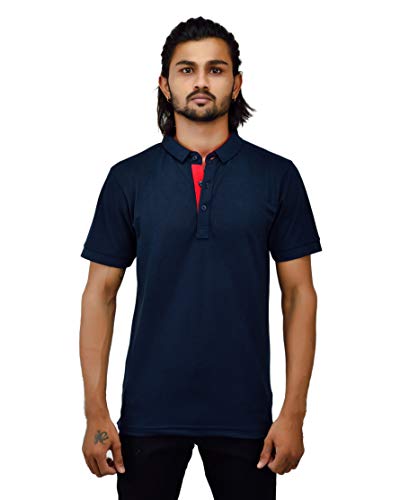 Image of More & More Men's Solid Regular Fit T-Shirt