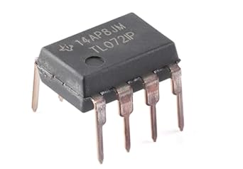 10pcs TL072 Dual J-FET Operational Amplifier 2.7V to 5.5V,DIP-8.