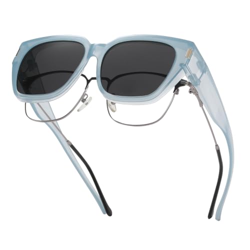 Image of HAOLOTA Polarized Fit Over Glasses Sunglasses for Women UV Protection