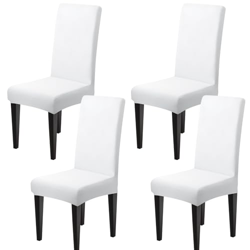 Dioxide Coprisedie con Schienale 6 Pezzi Elastico, Copri Sedia da