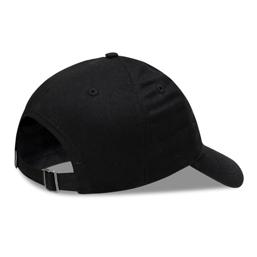 Image of Puma Unisex's Cotton Cap (2620815 Black Logo), Adjustable