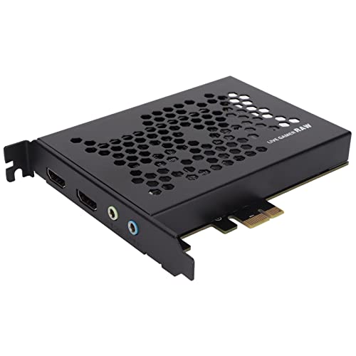 Placa de captura de vídeo PCIE HDMI 4K 30fps, saída de loop HDMI Zero Delay em tempo real Streaming