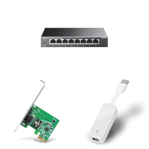 Image of TP-Link TL-SG108S 8-Port Desktop Gigabit Ethernet Switch /Hub, Ethernet Splitter, Plug & Play, no Con