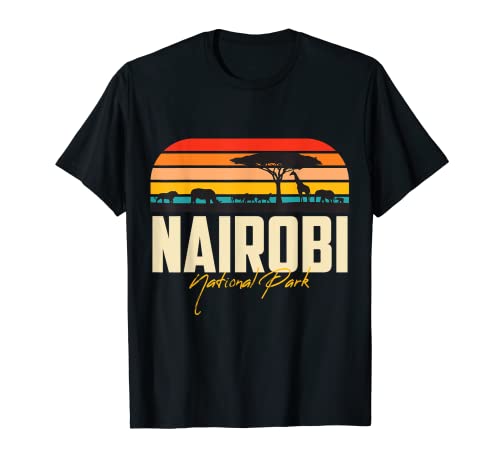 Safari Adventure Kenya Nairobi National Park Souvenir Africa T-Shirt
