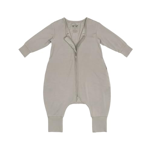 Nyte Nyte Baby- 0.5 TOG Taupe, 12 to 18 Months SnuggleSack Sleep Sack Rumper W Sleeves, Adjustable Feet Cuffs & Anti-Slip Grip