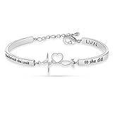 Nurse Graduation Bracelet She Believed She Could So She Did RN MA LPN LVP Nurse Charm Jewelry Gift for Women Student-LVN